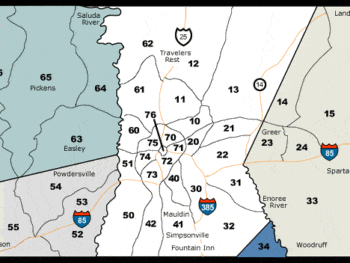 Greenville MLS Map